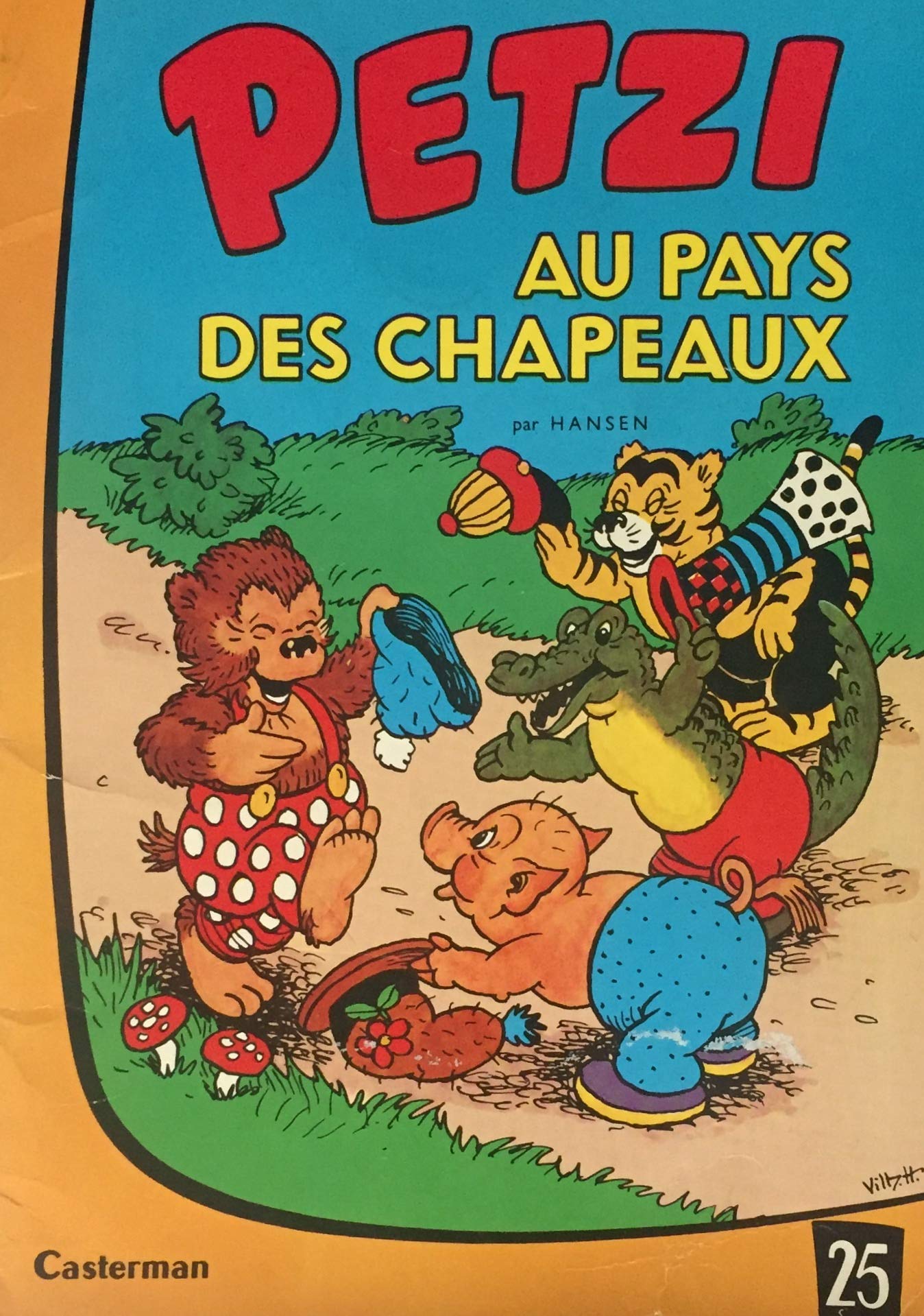Livre Petzi au pays des chapeaux (Livre d'occasion) - ISBN 2203301252