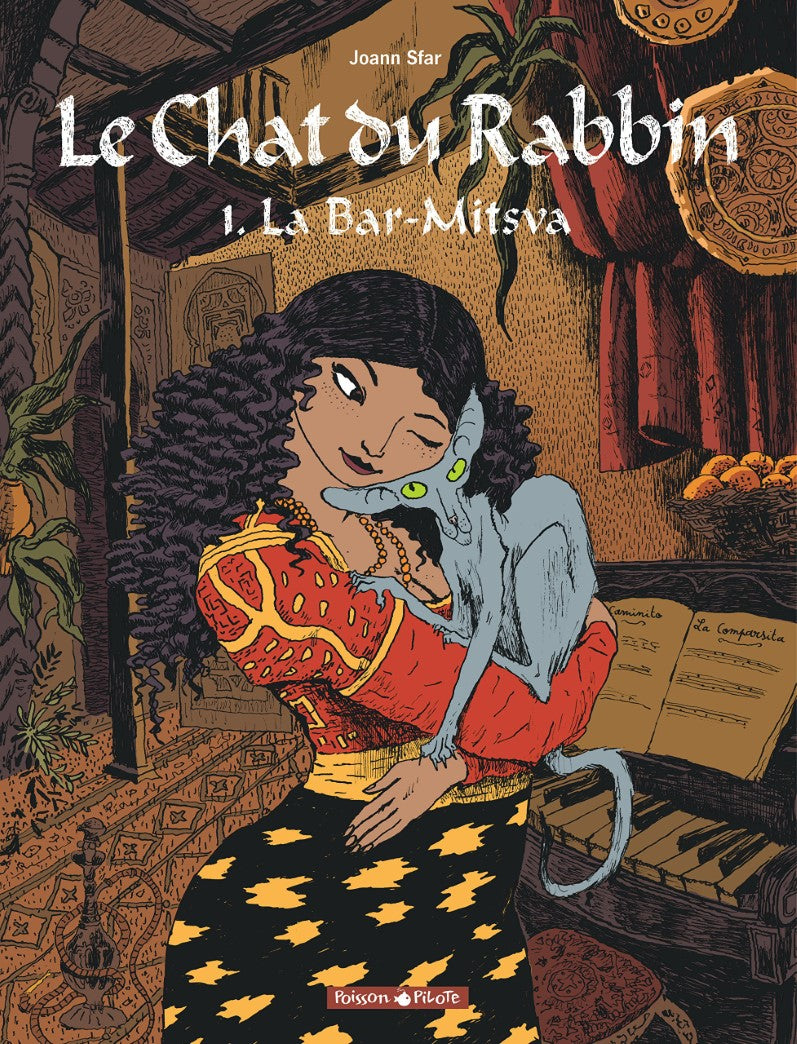 Livre ISBN 2205052071 Le Chat du Rabbin # 1 : La Bar-Mitsva (Joann Sfar)