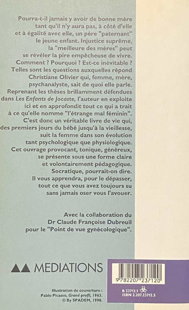 Livre Filles d'Ève : Psychologie et sexualité féminines - Christiane Olivier (Livre d'occasion) -...