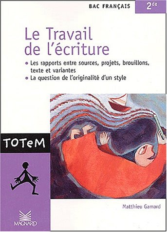 Livre Le travail de l'écriture - Matthieu Gamard (Livre d'occasion) - ISBN 2210755050