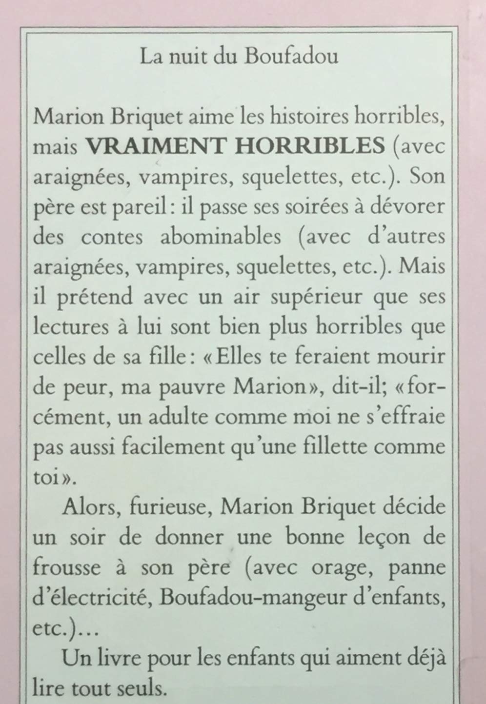 Livre La nuit du Boufadou - Gérard Pussey (Livre d'occasion) - ISBN 2211018912