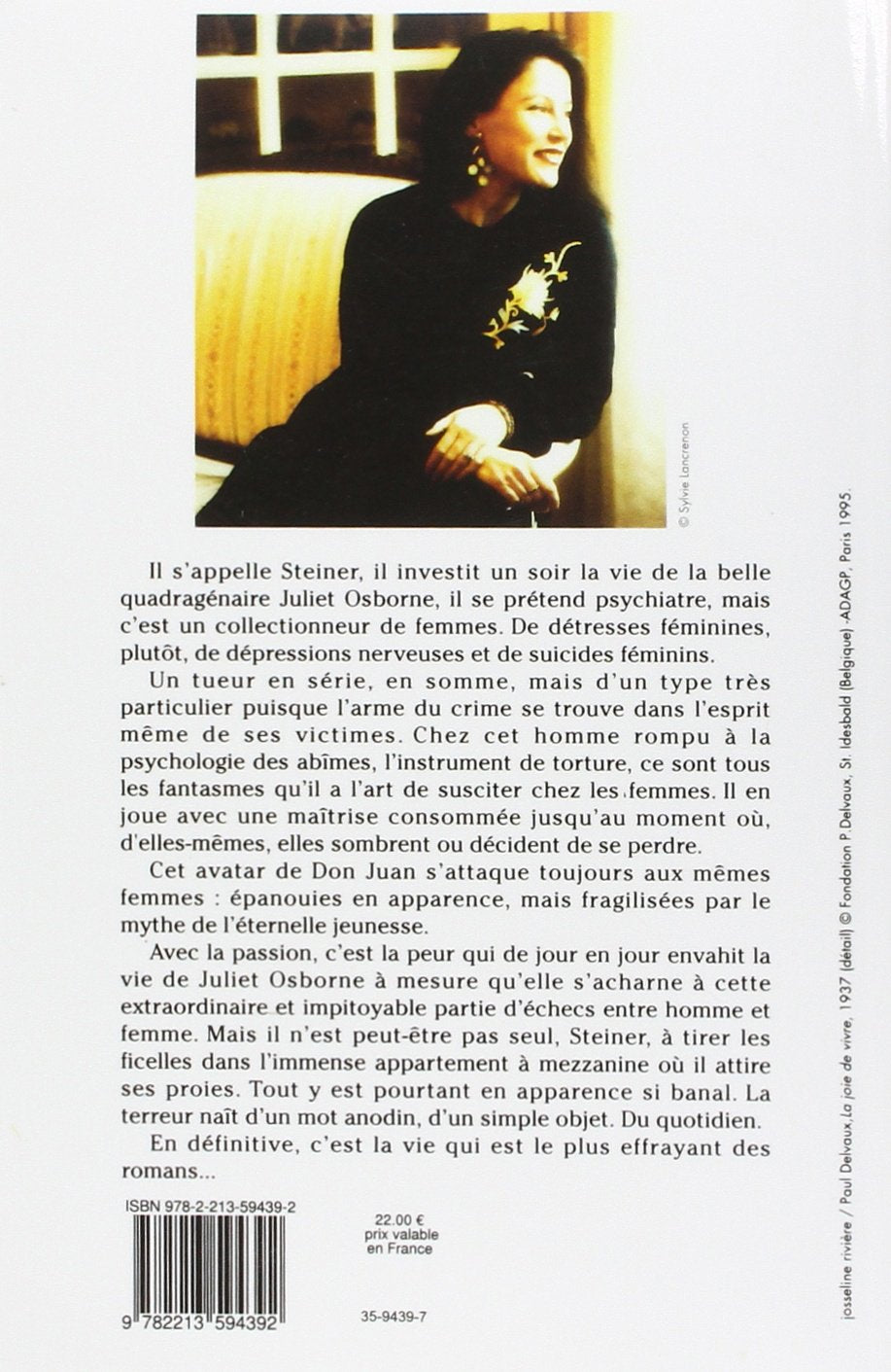 Livre L'homme fatal - Irène Frain (Livre d'occasion) - ISBN 2213594392