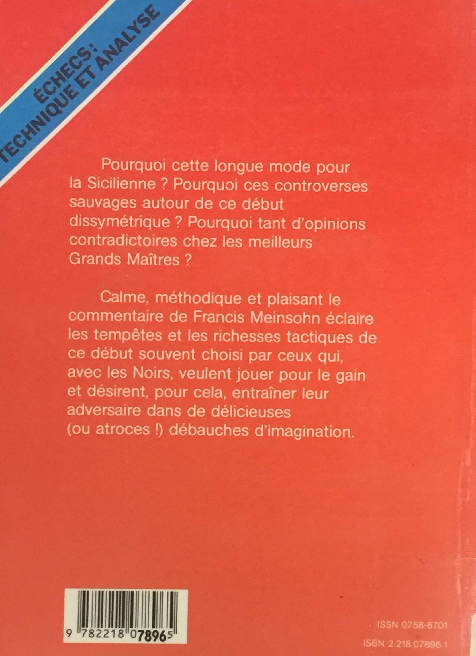 Livre La révolution sicilienne - Francis Meinsohn (Livre d'occasion) - ISBN 2218078961