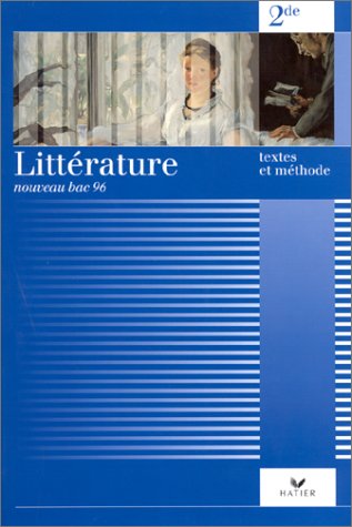 Livre Littérature textes et méthode (Livre d'occasion) - ISBN 2218714698
