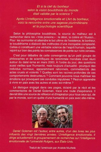 Surmonter les émotions destructrices: Un dialogue avec le Dalaï Lama (Daniel Goleman)
