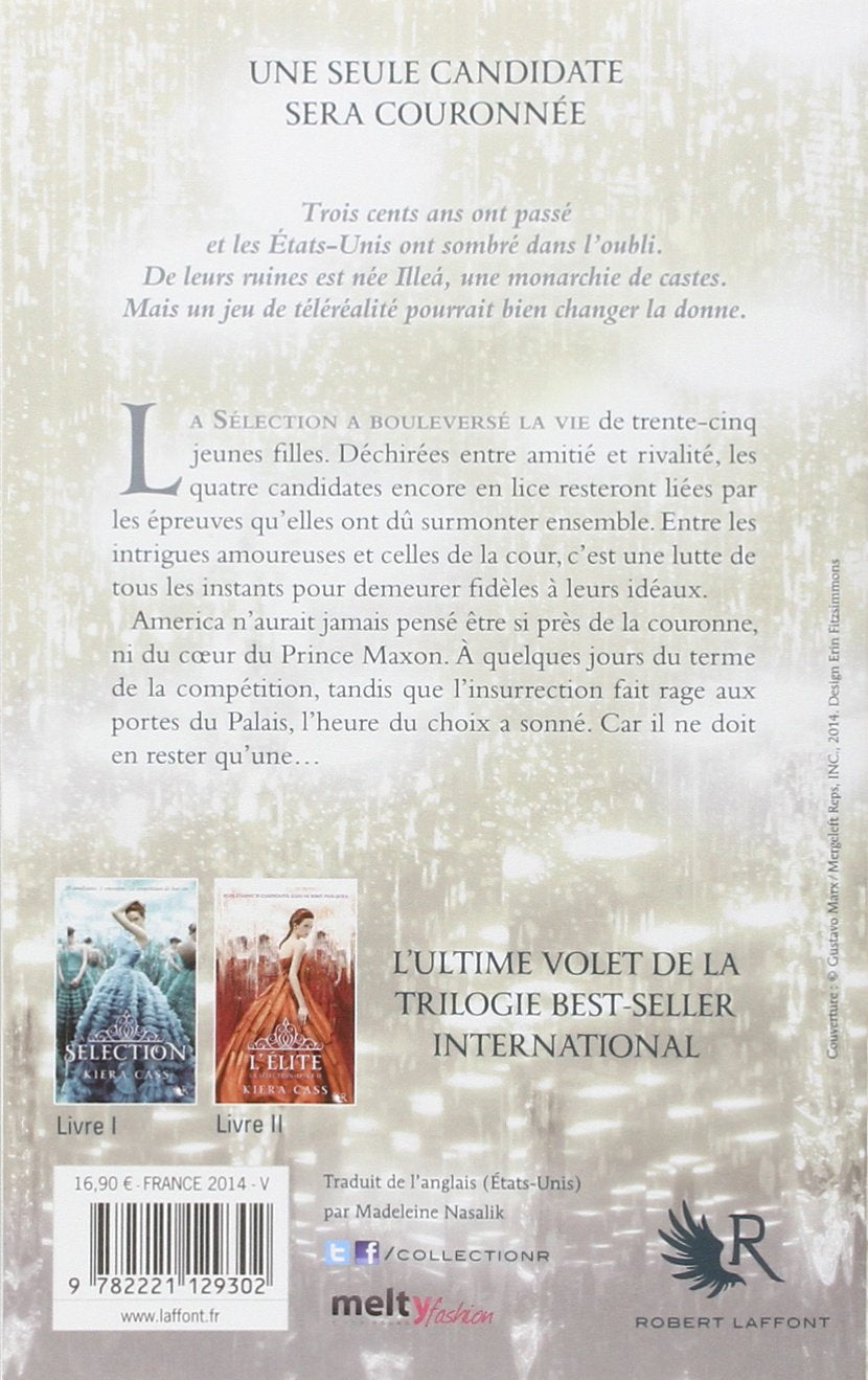 Livre L'élue - Kiera Cass (Livre d'occasion) - ISBN 222112930X