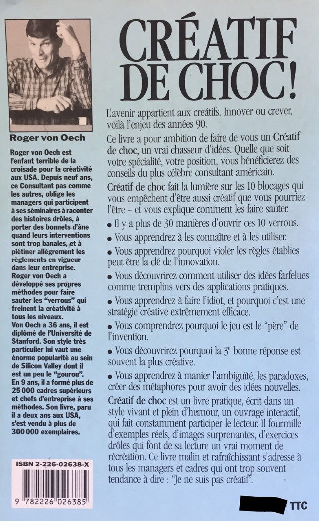 Livre Créatif de choc! La meilleure idée du monde c'est dans votre tête qu'elle se trouve (Roger...