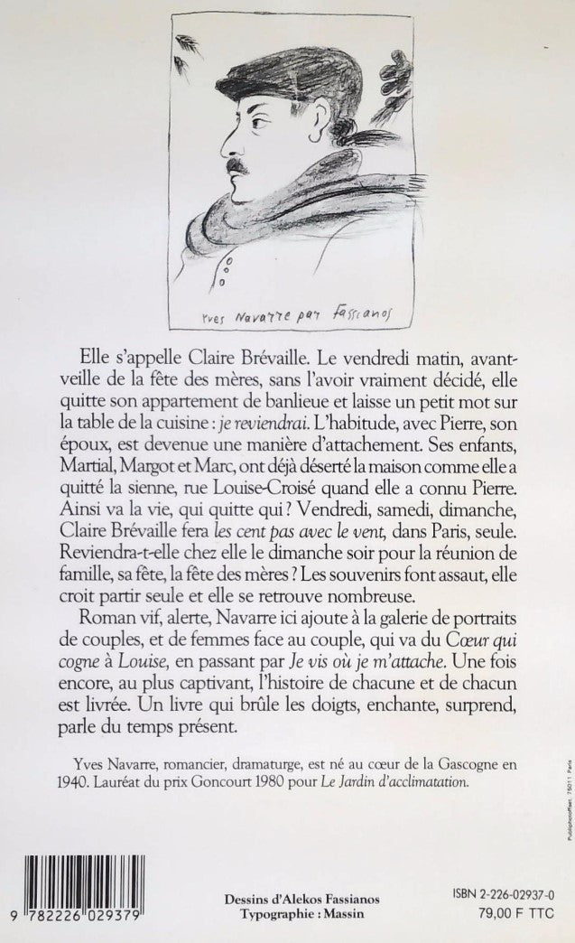 Livre La fête des mères - Yves Navarre (Livre d'occasion) - ISBN 2226029370