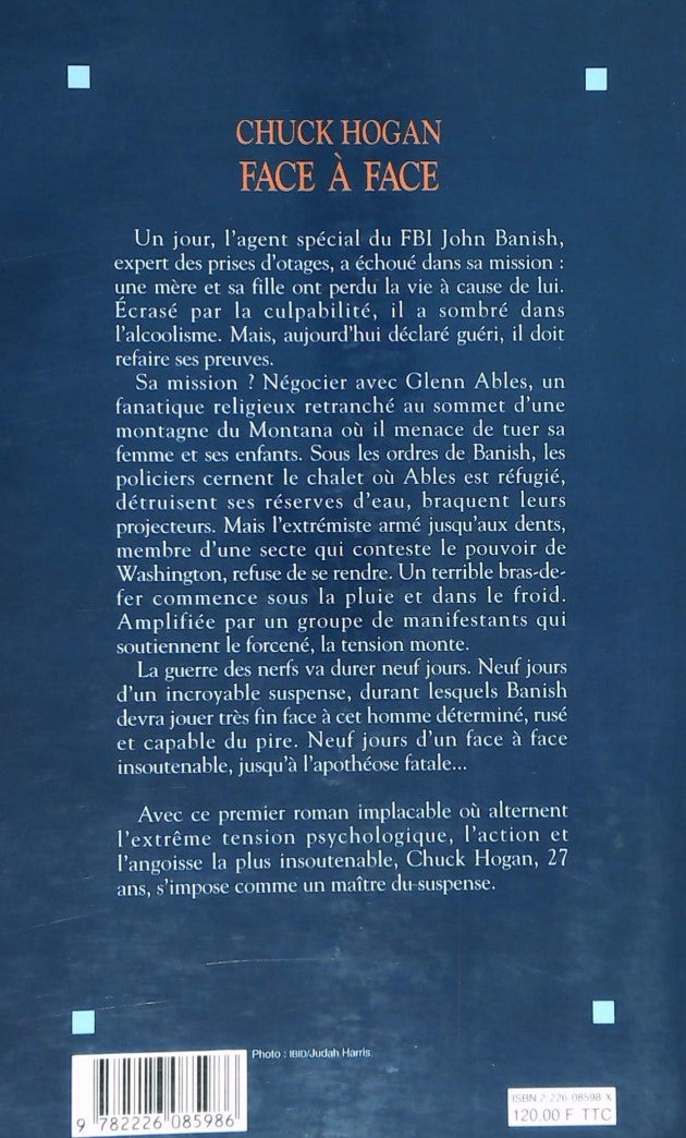 Livre Face à face - Chuck Hogan (Livre d'occasion) - ISBN 222608598X