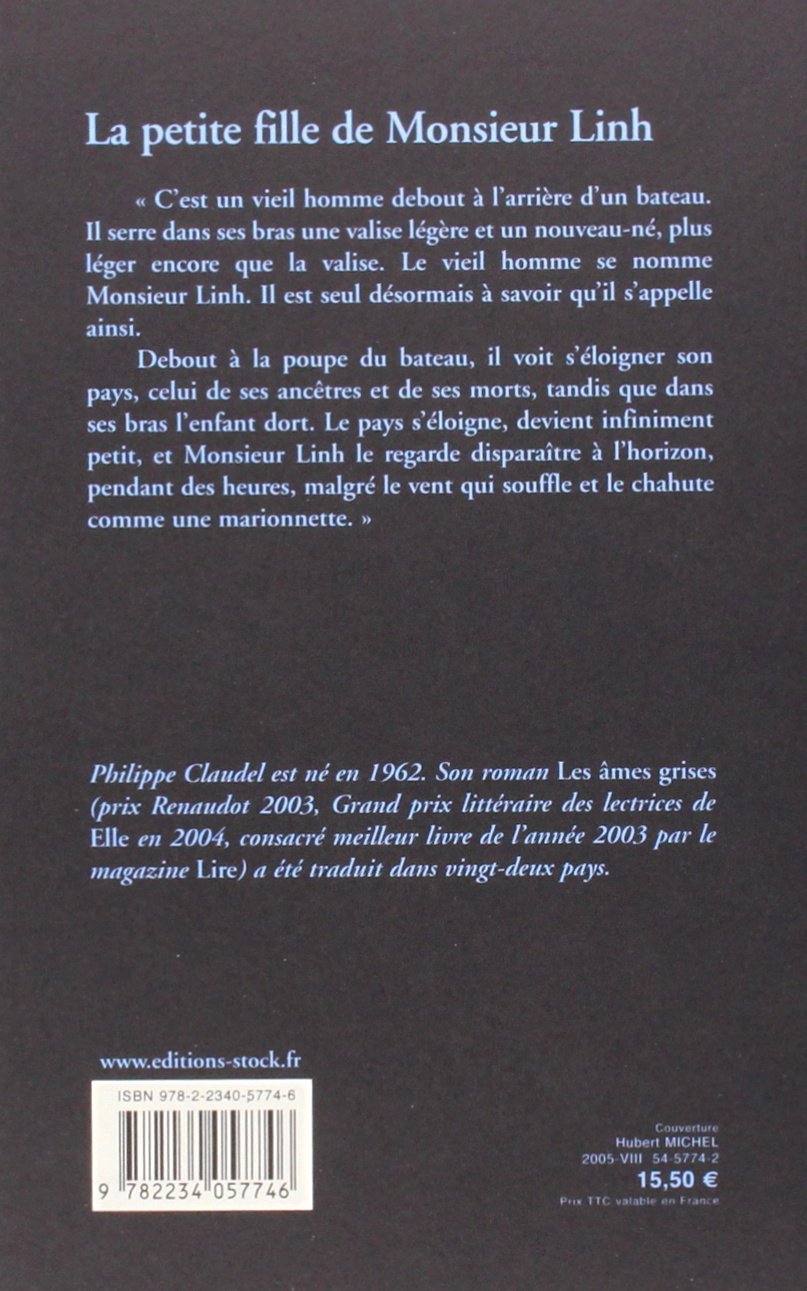 Livre La petite fille de Monsieur Linh - Philippe Claudel (Livre d'occasion) - ISBN 2234057744