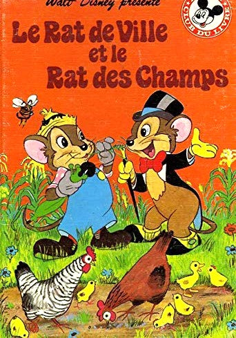 Livre Le Rat de Ville et le Rat des Champs - Walt Disney (Livre d'occasion) - ISBN 2245011295