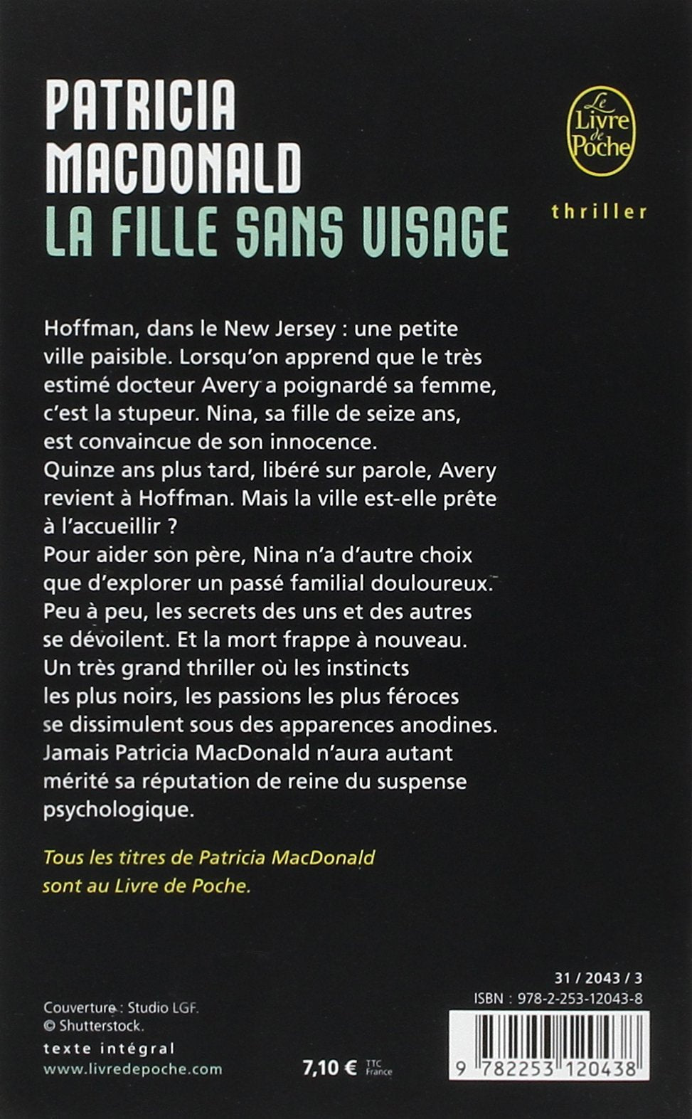 Livre La fille sans visage (Patricia MacDonald) (Livre d'occasion) - ISBN 225312043X