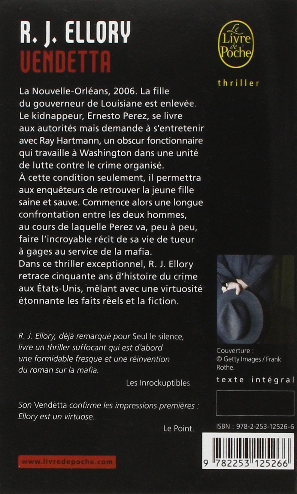 Livre Vendetta - R.J. Ellory (Livre d'occasion) - ISBN 2253125261