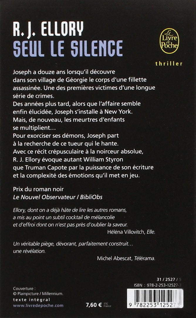 Livre Seul le silence - R.J. Ellory (Livre d'occasion) - ISBN 225312527X
