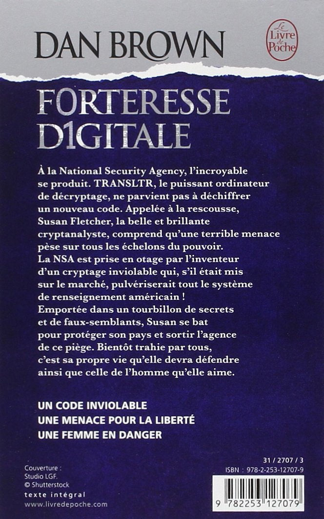 Livre Forteresse digitale (Dan Brown) (Livre d'occasion) - ISBN 2253127078