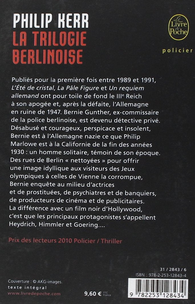 Livre La trilogie berlinoise (Philip Kerr) (Livre d'occasion) - ISBN 2253128430