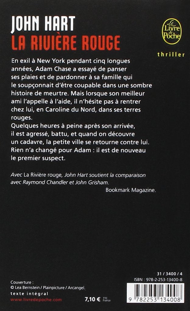 Livre La rivière rouge - John Hart (Livre d'occasion) - ISBN 2253134007