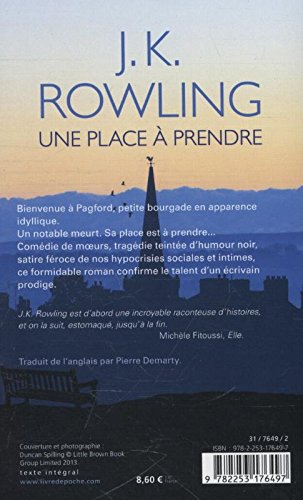 Une place à prendre (J.K. Rowling)