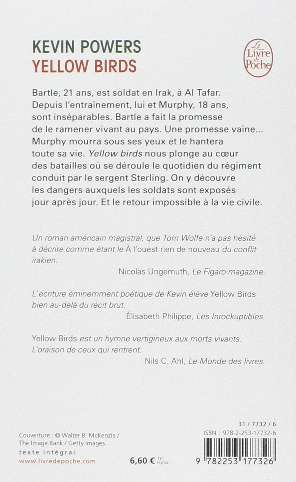 Livre Yellow Birds - Kevin Powers (Livre d'occasion) - ISBN 2253177326