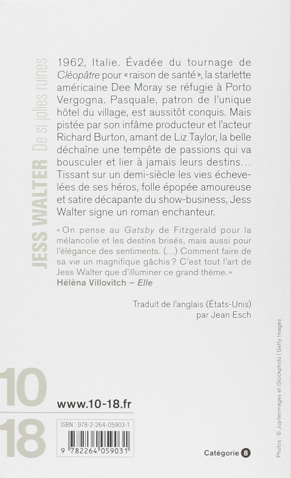 Livre De si jolies ruines - Jess Walters (Livre d'occasion) - ISBN 2264059036