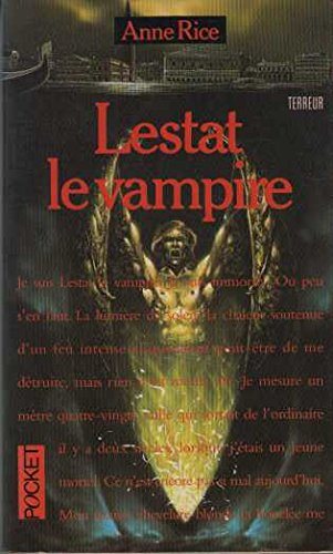 Livre Lestat le vampire (Anne Rice) (Livre d'occasion) - ISBN 2266032119