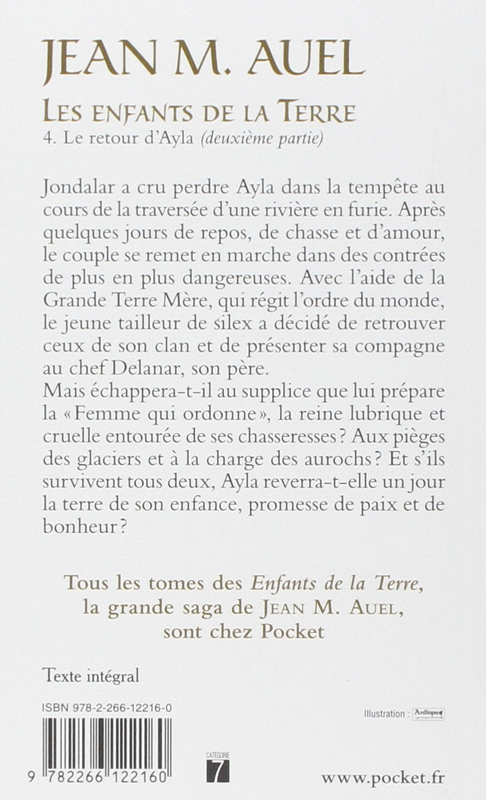 Livre Le retour d'Ayla - Jean M. Auel (Livre d'occasion) - ISBN 2266122169