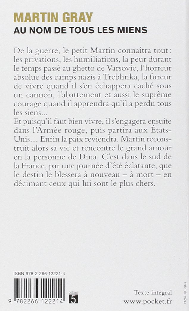 Livre Au nom de tous les miens (Martin Gray) (Livre d'occasion) - ISBN 2266122215