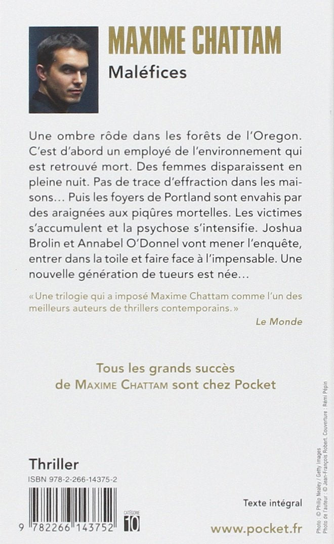 Livre Malfices - Maxime Chattam (Livre d'occasion) - ISBN 2266143751