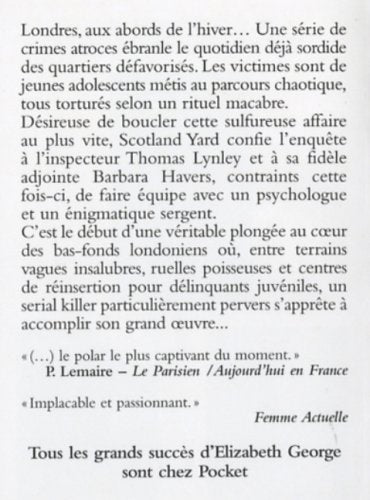 Livre Sans l'ombre d'un témoin - Elizabeth George (Livre d'occasion) - ISBN 2266162985