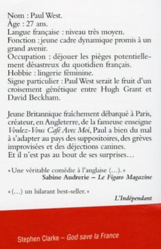 Livre God save la France - Stephen Clarke (Livre d'occasion) - ISBN 2266164945