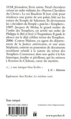 Livre L'héritage des templiers - Steve Berry (Livre d'occasion) - ISBN 2266169580