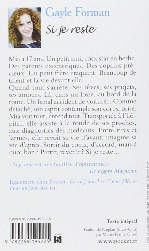 Livre Si je reste - Gayle Forman (Livre d'occasion) - ISBN 2266195220