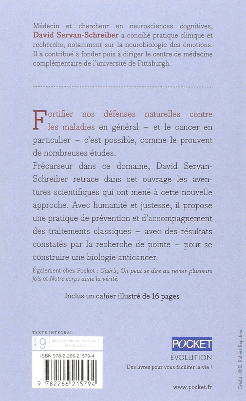 Anticancer: Les gestes quotidiens pour la santé du corps et de l'esprit (David Servan-Schreiber)