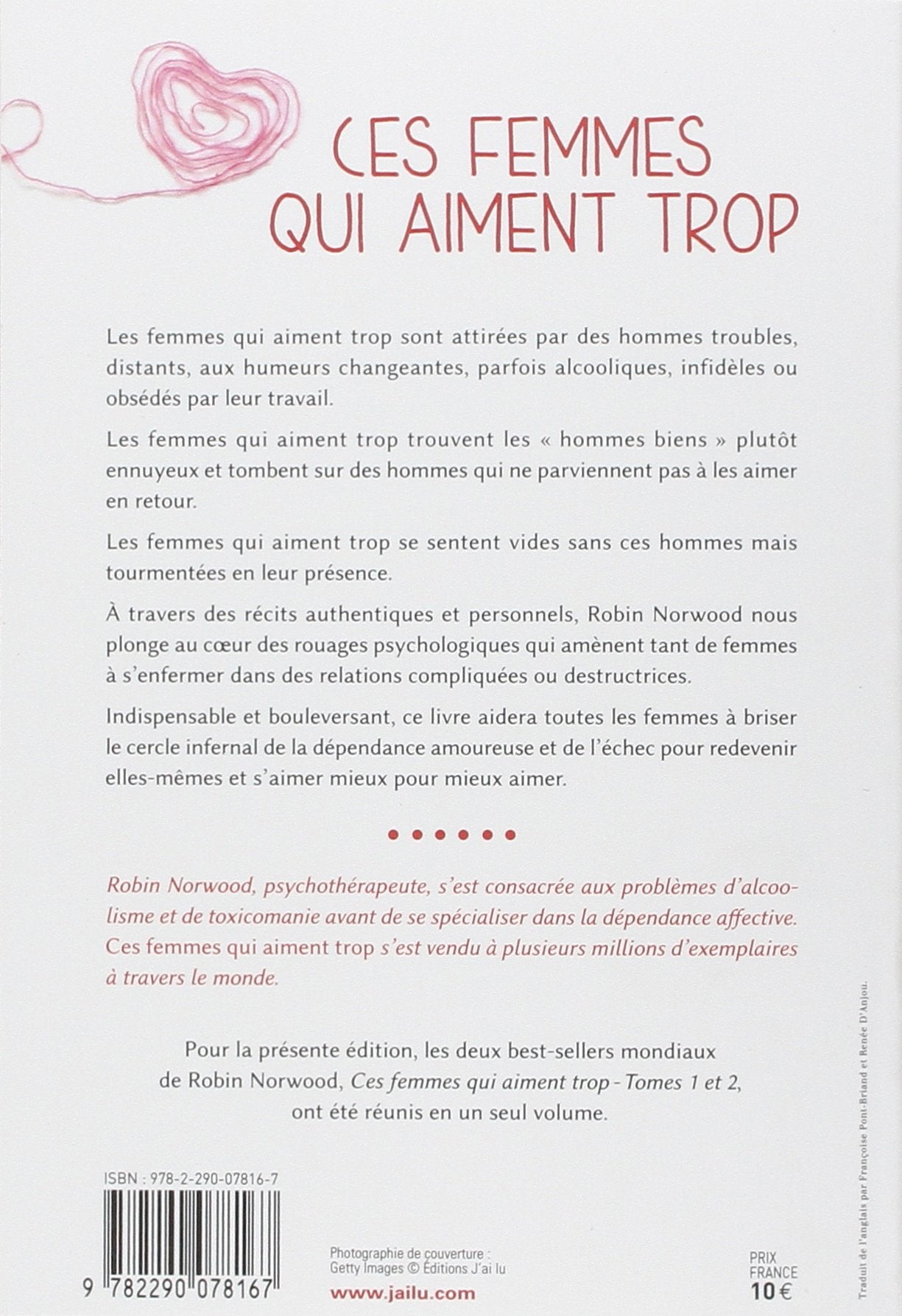 Livre Ces femmes qui aiment trop - Robin Nordwood (Livre d'occasion) - ISBN 2290078166