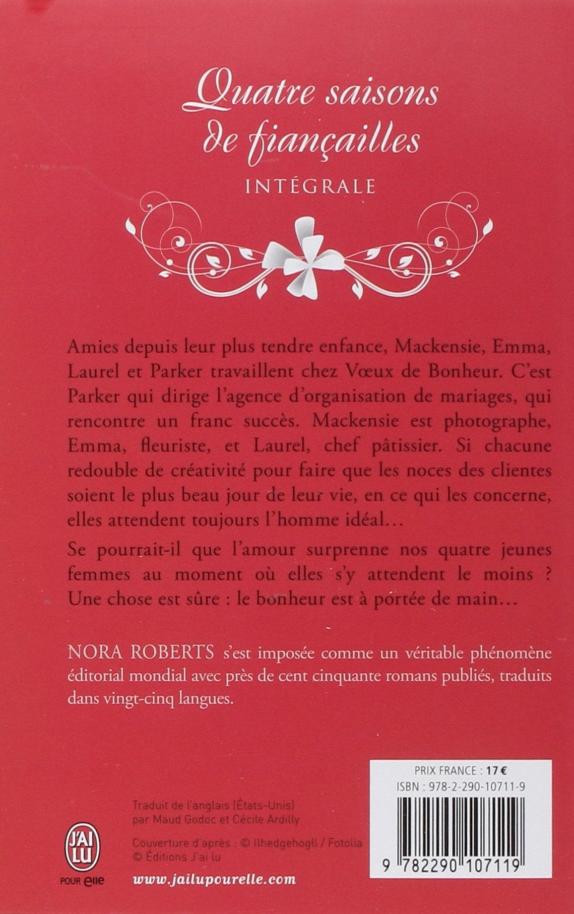 Livre Quatre saisons de fiançailles (Intégrale) (Nora Roberts) (Livre d'occasion) - ISBN 2290107115
