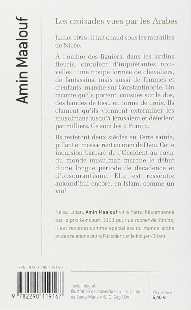 Livre Les croisades vues par les Arabes - Amin Maalouf (Livre d'occasion) - ISBN 2290119164