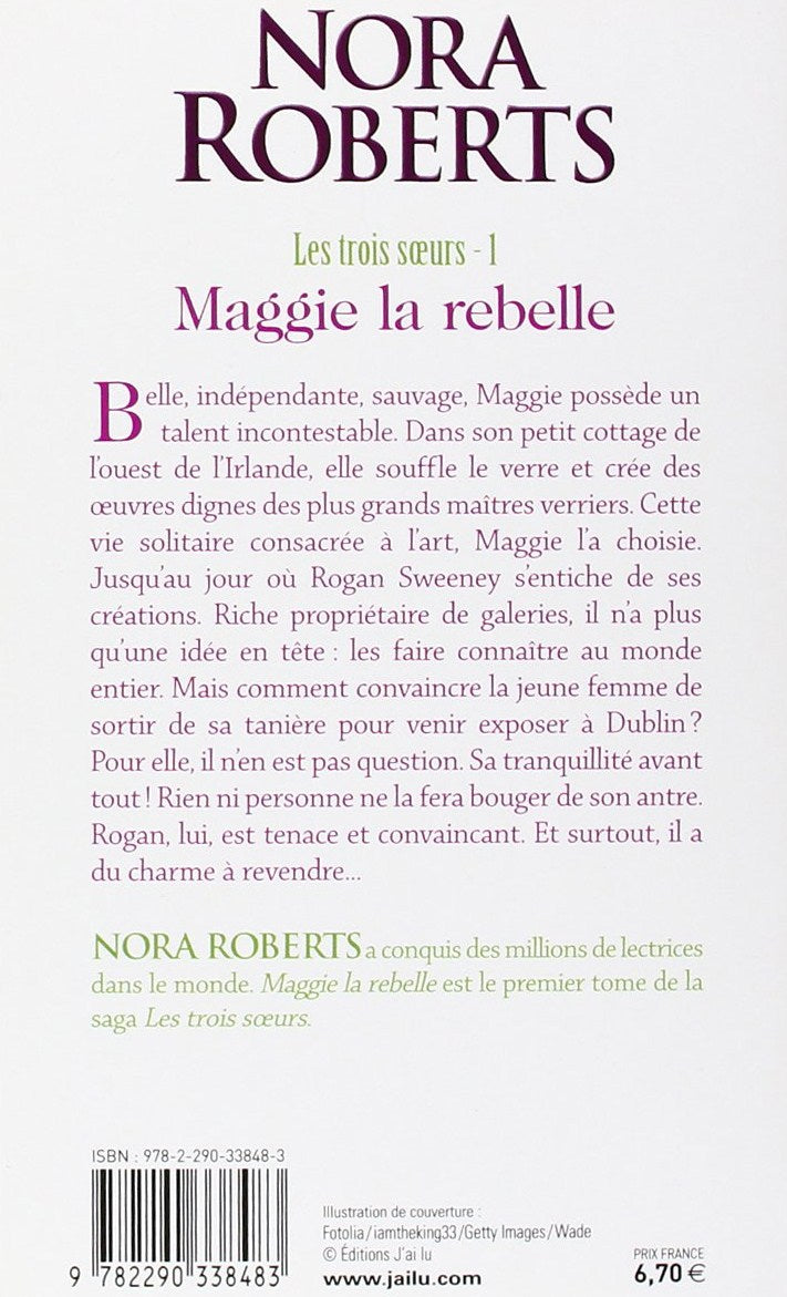 Livre Maggie la rebelle - Nora Roberts (Livre d'occasion) - ISBN 2290338486