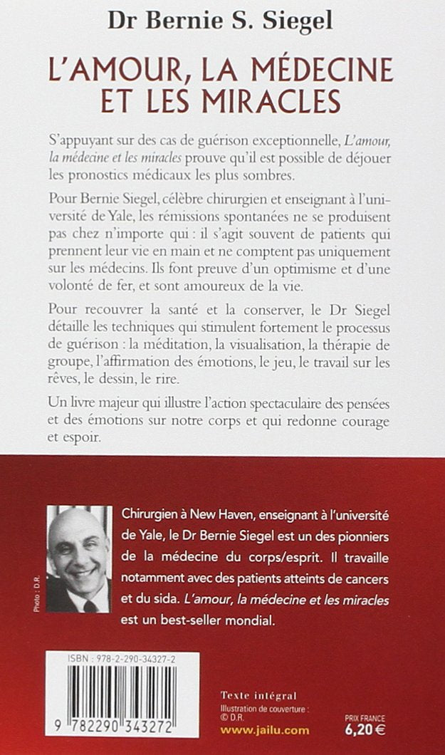 Livre L'amour, la médecine et les miracles - Dr Bernie S. Siegel (Livre d'occasion) - ISBN 229034...