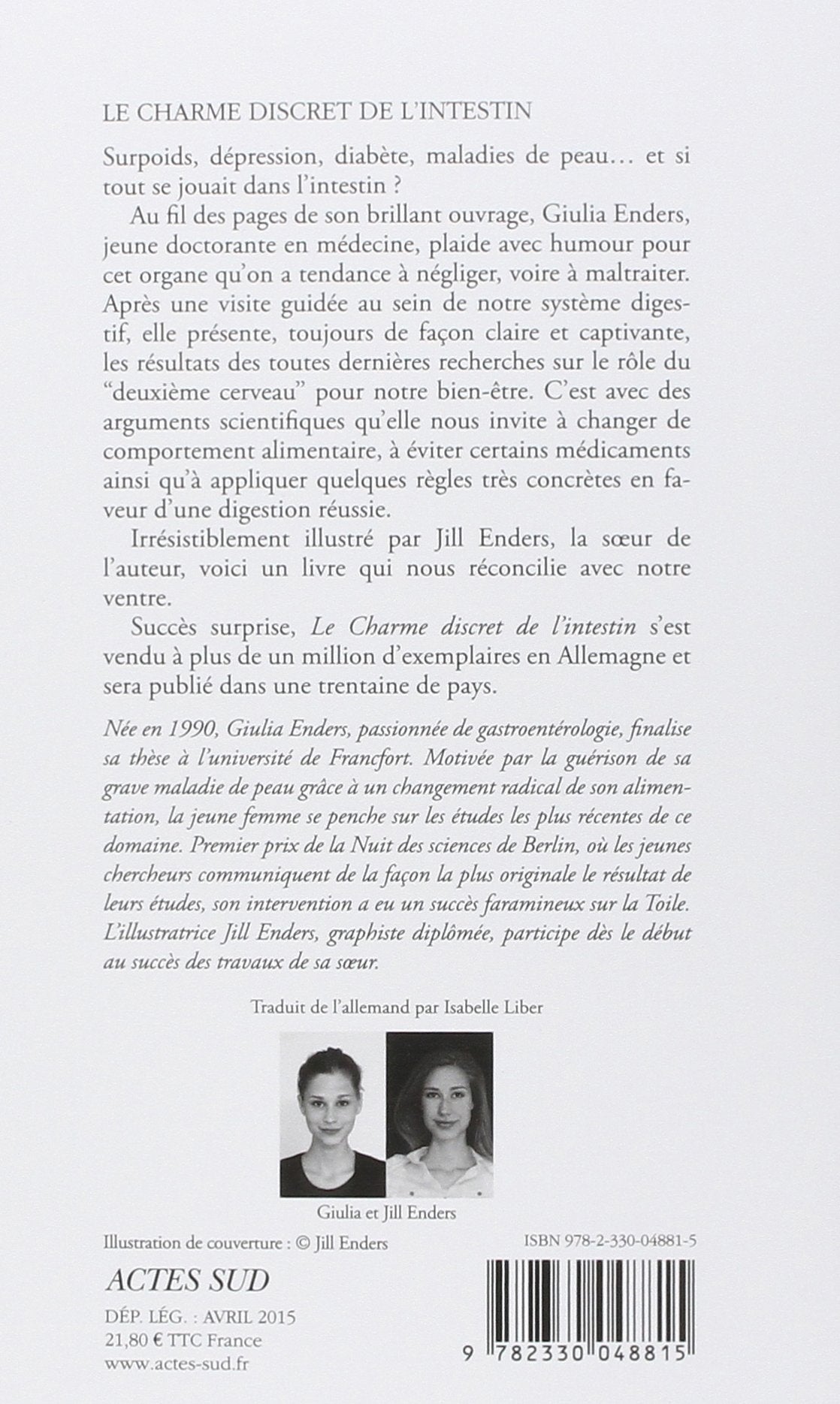 Livre Le charme discret de l'intestin : Tout un organe mal aimé… - Giulia Enders (Livre neuf) - I...
