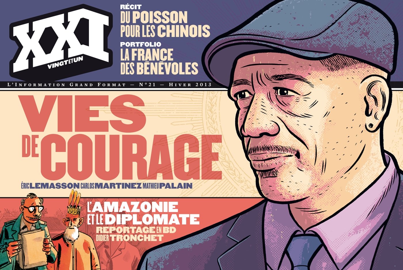 Livre Revue XXI 21  Vies de courage - Collectif (Livre neuf) - ISBN 2356380574