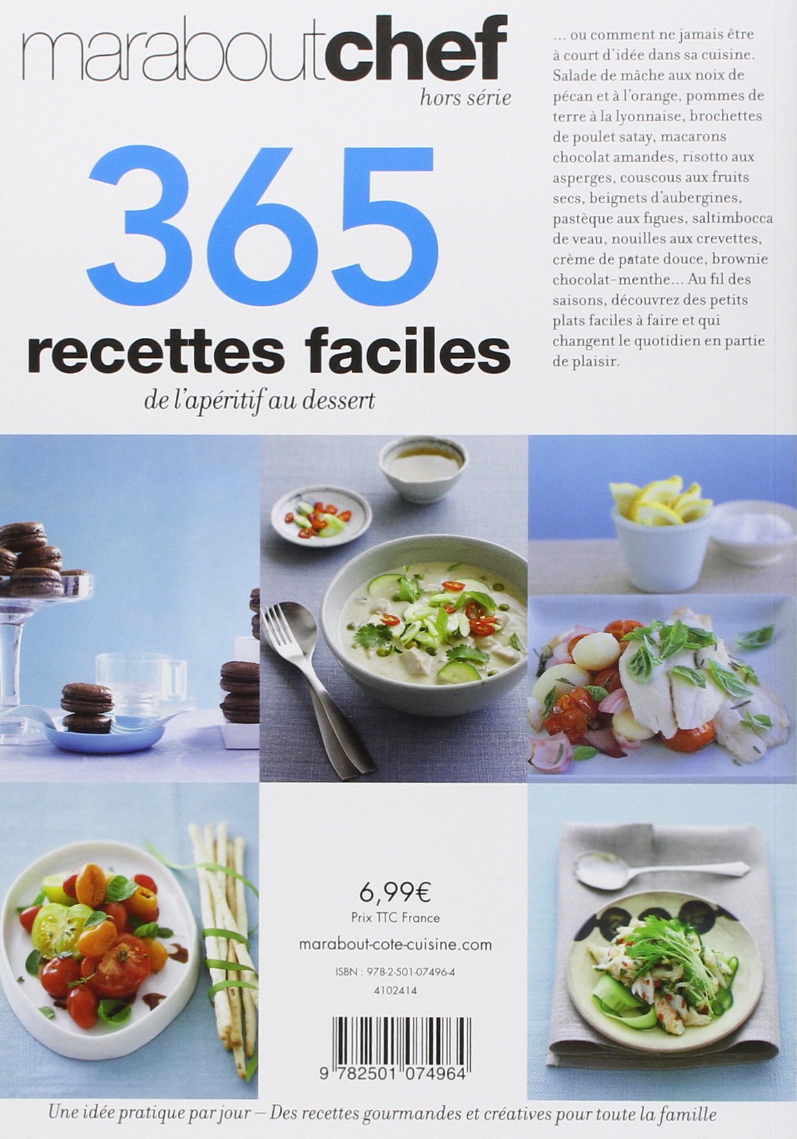Livre 350 recettes faciles de l'apéritif au dessert - Collectif (Livre d'occasion) - ISBN 2501074963