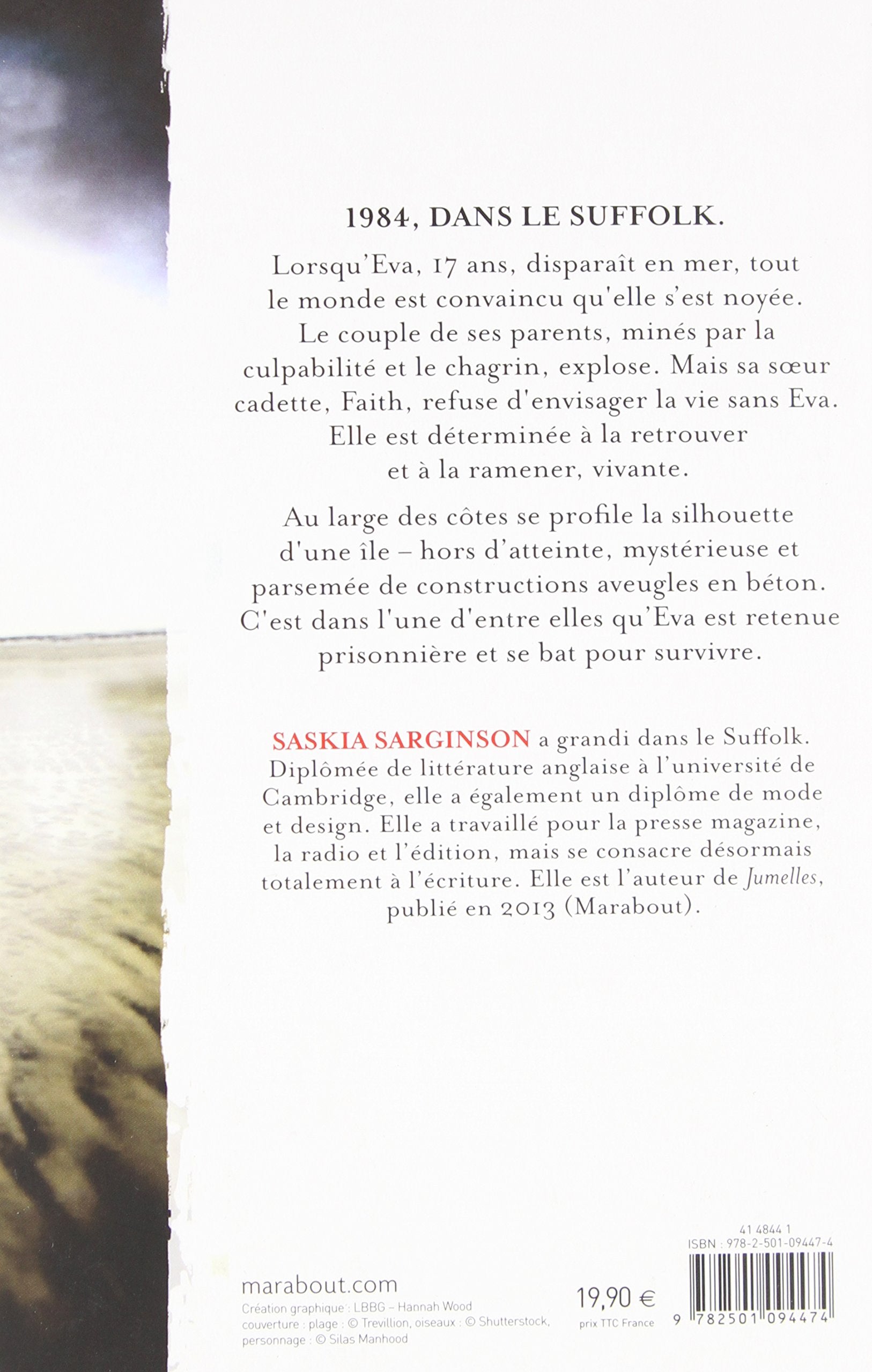 Livre Sans toi - Saskia Sarginson (Livre neuf) - ISBN 2501094476