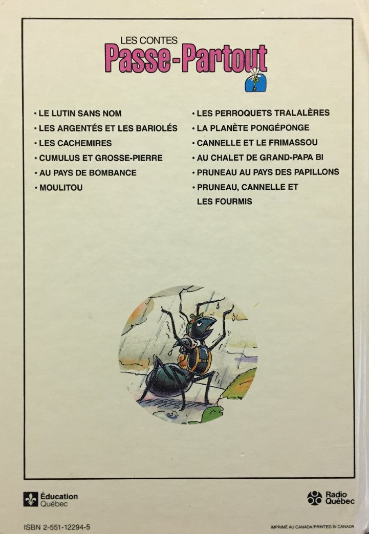 Livre Les contes Passe-Partout : Pruneau, Cannelle et les fourmis (Marielle Richer, Michèle...