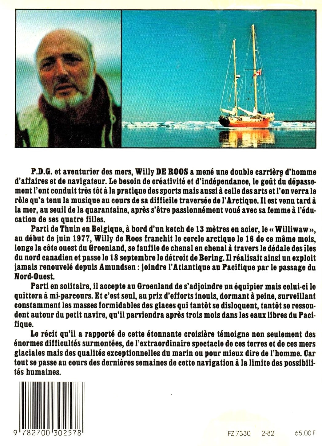 Livre Le passage du Nord-Ouest du Groenland au détroit de Béring - Willy de Roos (Livre d'occasio...