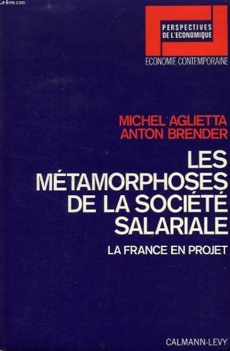 Livre Les Métamorphoses de la société salariale : La France en projet - Michel Aglietta (Livre d'...
