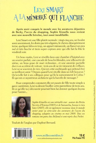 Livre Lexi Smart à la mémoire qui flanche (Sophie Kinsella) (Livre d'occasion) - ISBN 271444377X