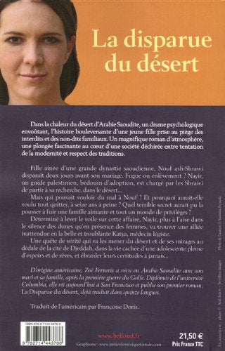 Livre La disparue du désert - Zoë Ferraris (Livre d'occasion) - ISBN 2714443788