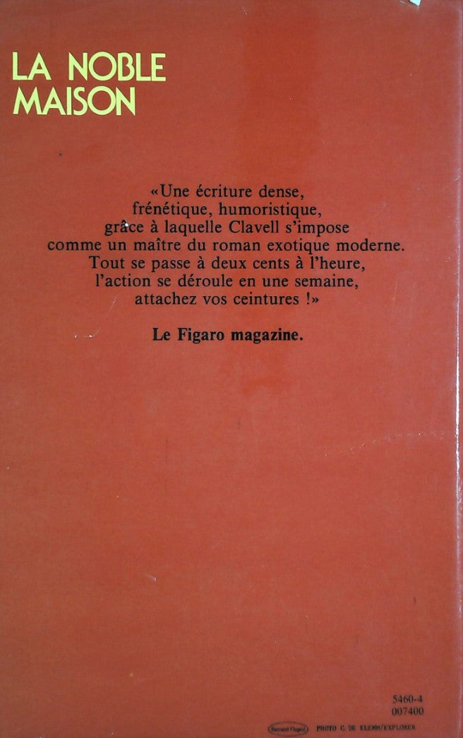 Livre La noble maison - James Clavell (Livre d'occasion) - ISBN 2724213866