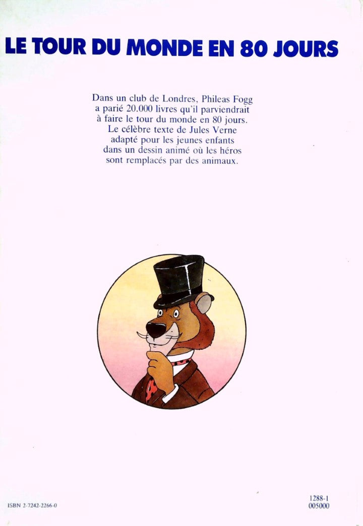 Livre Le tour du monde en 80 jours - Jules Verne (Livre d'occasion) - ISBN 2724222660