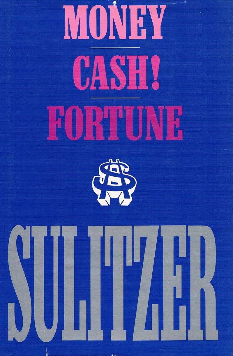 Livre Money, Cash, Fortune - Paul-Loup Sulitzer (Livre d'occasion) - ISBN 2724241592